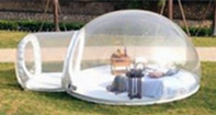 透明充气泡泡帐篷 防水防火可直接观景（图）
